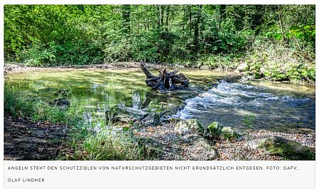 Angeln hilft Naturschutzgebieten