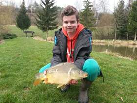 Florian H. meldet den ersten Fangerfolg unserer Jugendlichen